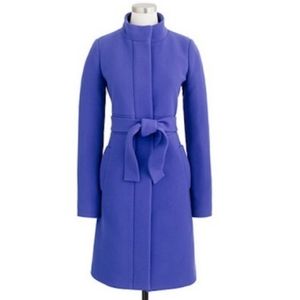 J. Crew Double-Cloth Funnel Coat 4
Bright Purple